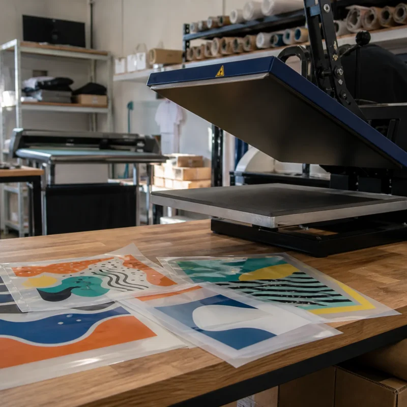 DTF transfers printed in our Coorparoo Brisbane workshop.