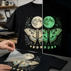 Glow in the dark DTF transfers