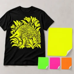 Neon DTF transfers in four colours